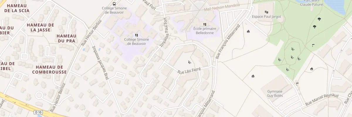 Plan du 232 Rue Léo Ferré à Crolles