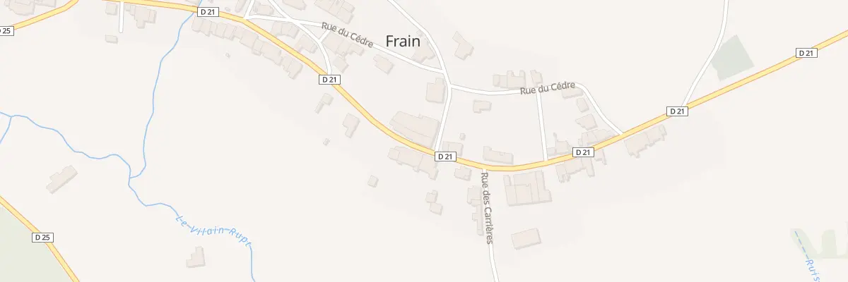 Plan du 1 Rue du Picard à Frain