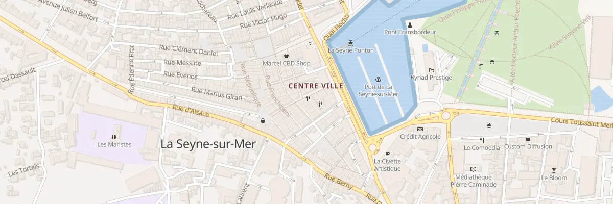 Plan du 8 Rue Cyrus Hugues à La Seyne-sur-Mer