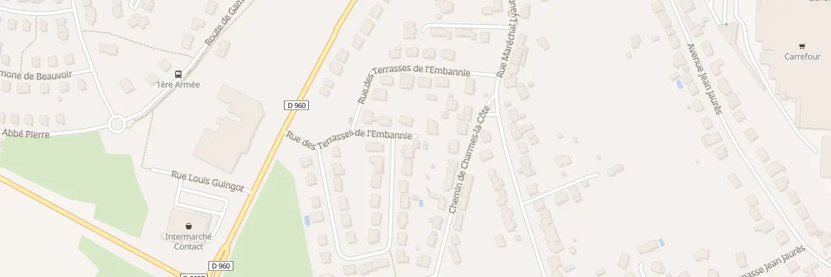 Plan du 12 Rue Terrasses de l’Embannie à Toul