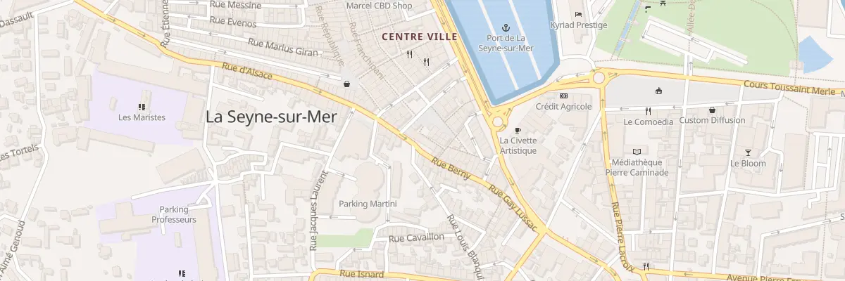 Plan du 12 Rue Berny à La Seyne-sur-Mer
