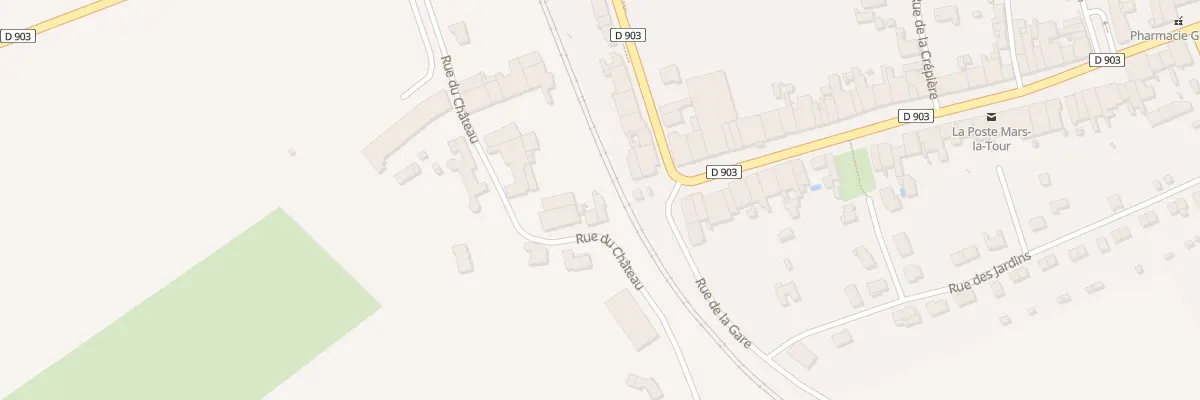 Plan du 7 Rue du Châtèau à Mars-la-Tour