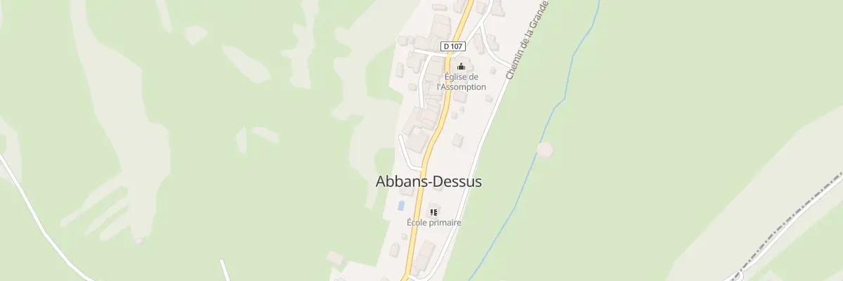 Plan du 9 Rue Jouffroy d’Abbans à Abbans-Dessus