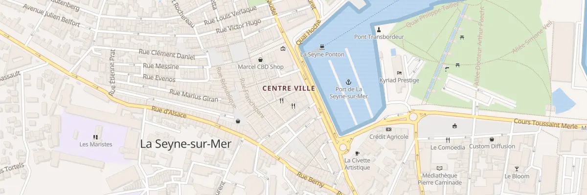 Plan du 6 Rue Cyrus Hugues à La Seyne-sur-Mer