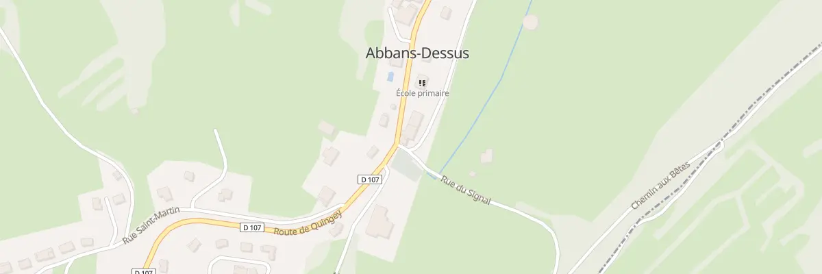Plan du 2A Rue Jouffroy d’Abbans à Abbans-Dessus