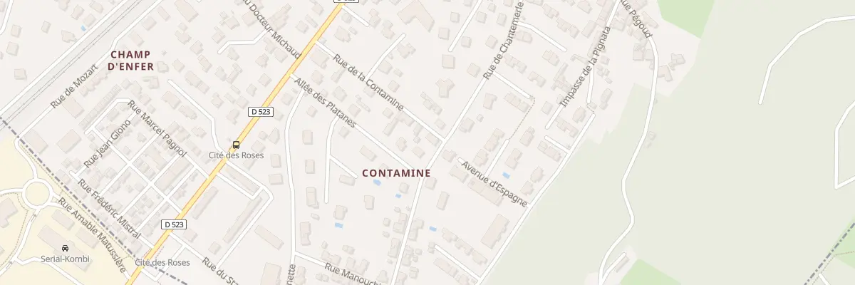 Plan du 8 Rue de la Contamine à Villard-Bonnot
