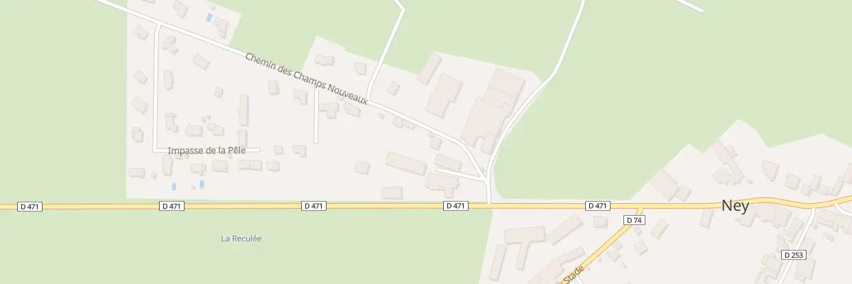 Plan du 89 Che des Champs Nouveaux à Ney