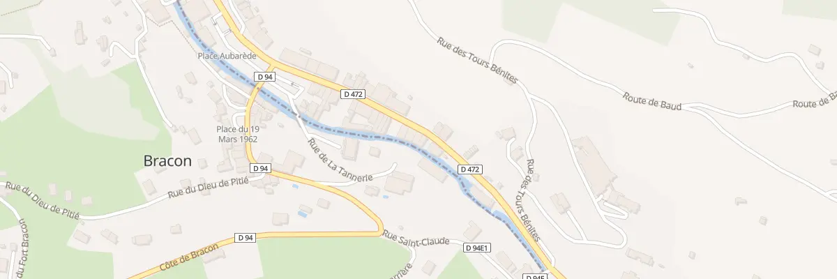 Plan du 34 Rue Préval à Salins-les-Bains