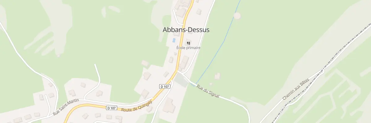 Plan du 2B Rue Jouffroy d’Abbans à Abbans-Dessus