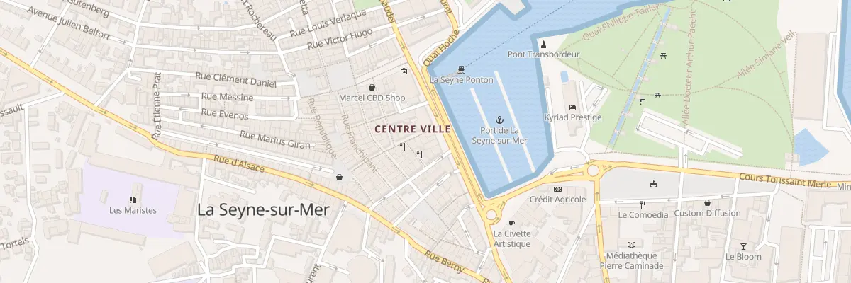 Plan du 4 Rue Cyrus Hugues à La Seyne-sur-Mer