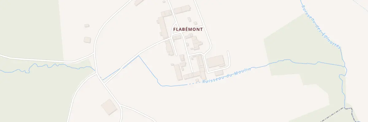 Plan du 206 Flabemont à Tignécourt