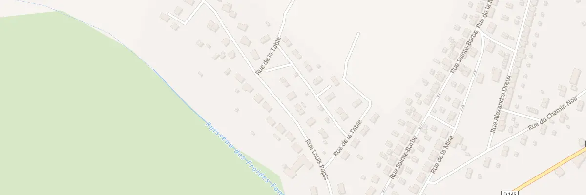 Plan du 14 Rue Louis Papis à Tucquegnieux