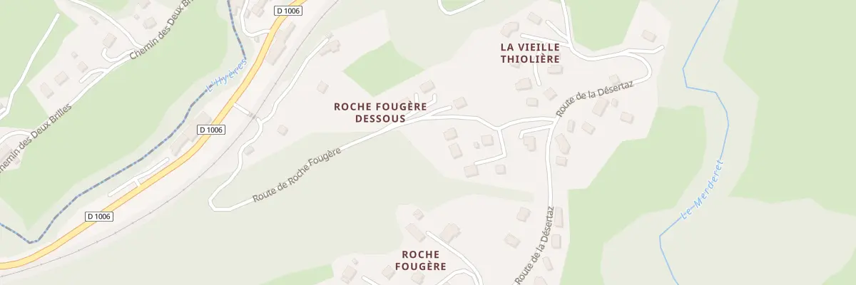Plan du 520 Rte de Roche Fougère à Saint-Cassin