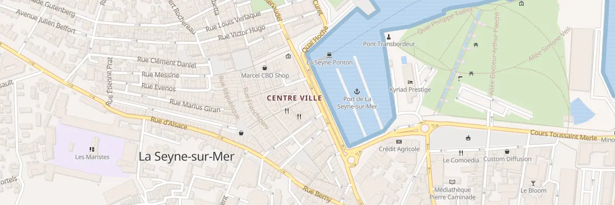 Plan du 2 Rue Cyrus Hugues à La Seyne-sur-Mer