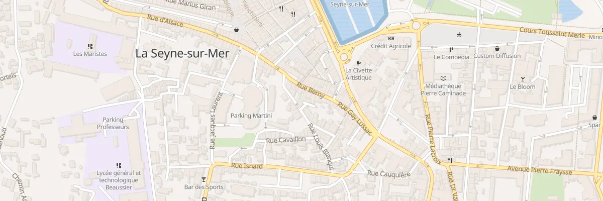 Plan du 20 Rue Louis Blanqui à La Seyne-sur-Mer