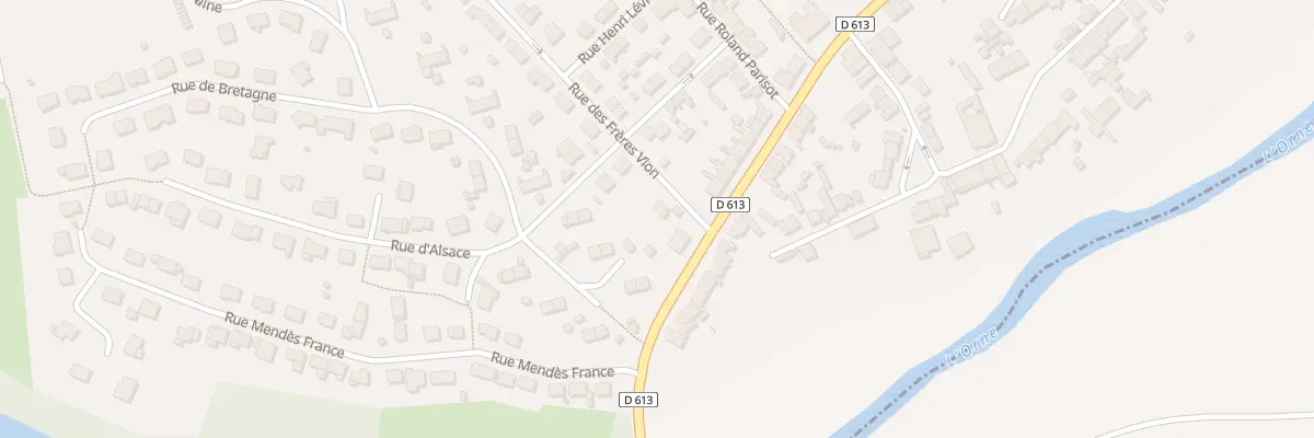 Plan du 32 Rue des Freres Vion à Labry