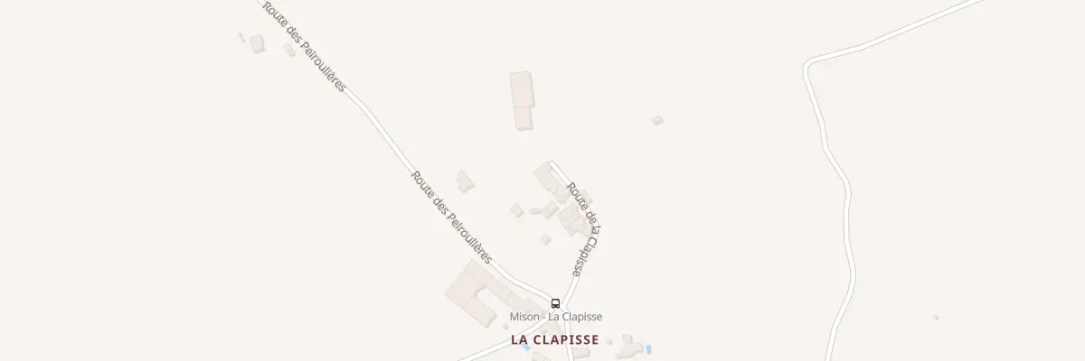 Plan du 641 Rte de la Clapisse à Mison