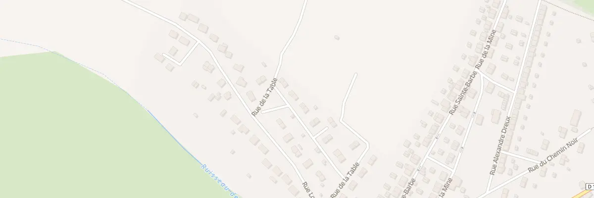 Plan du 19 Rue de la Table à Tucquegnieux