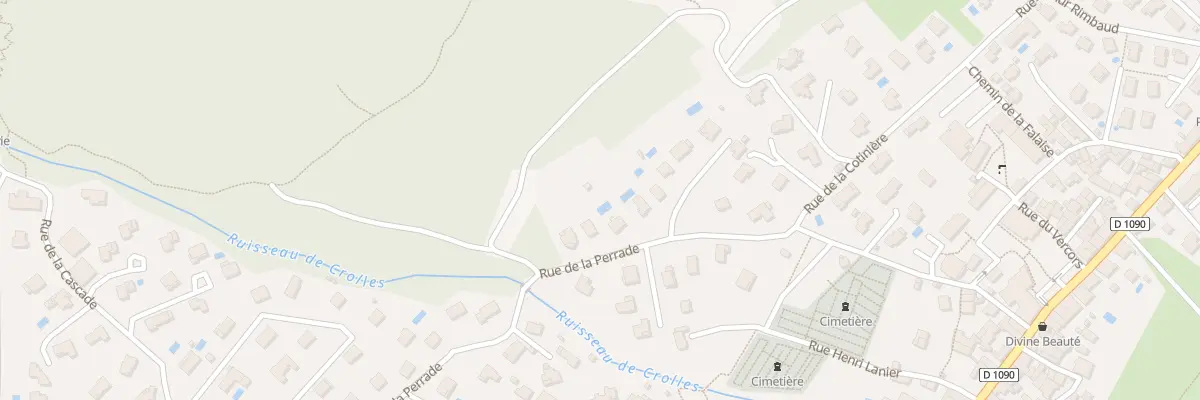 Plan du 364 Rue de la Perrade à Crolles