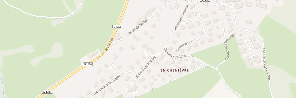 Plan du 2 Lot la Ceriseraie à Léaz