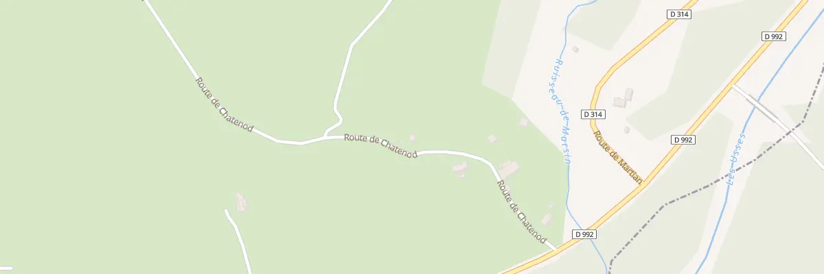 Plan du 248 Rte de Chatenod à Vanzy