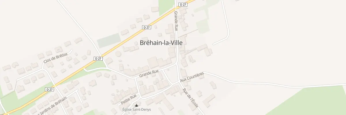 Plan du 12 Gr Grande Rue à Bréhain-la-Ville