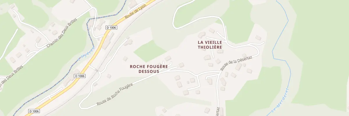 Plan du 405B Rte de Roche Fougère à Saint-Cassin