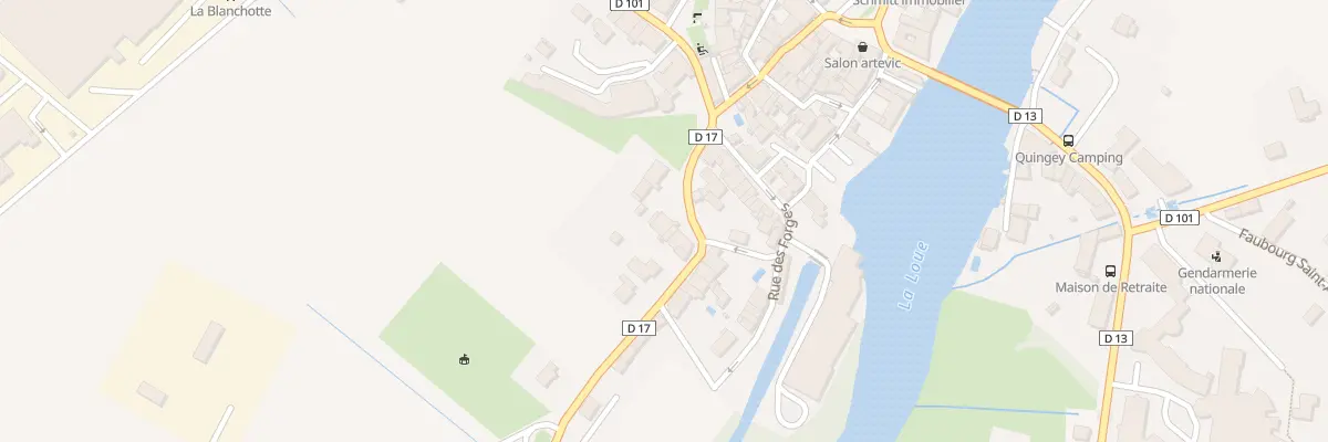 Plan du 24 Rue des Salines à Quingey
