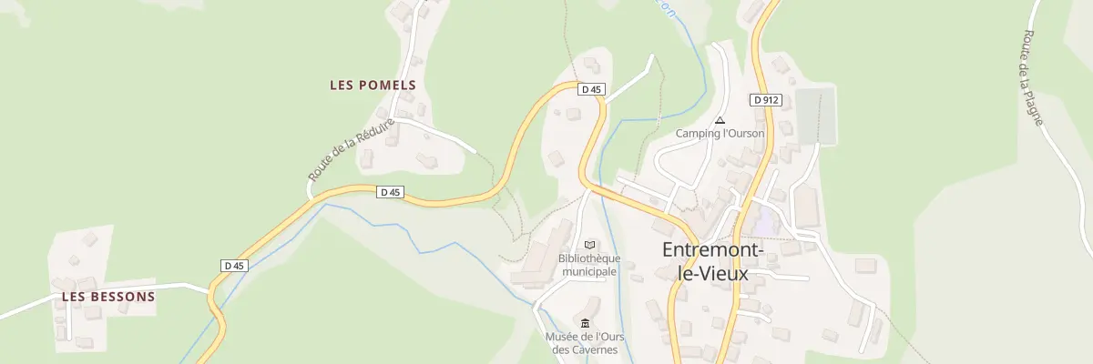 Plan du 305 Rte du Désert à Entremont-le-Vieux