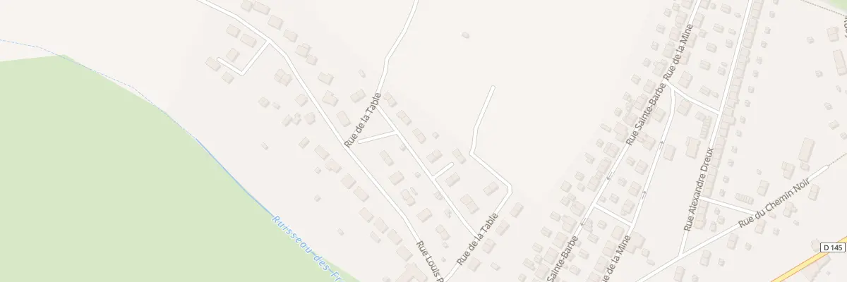 Plan du 17 Rue de la Table à Tucquegnieux