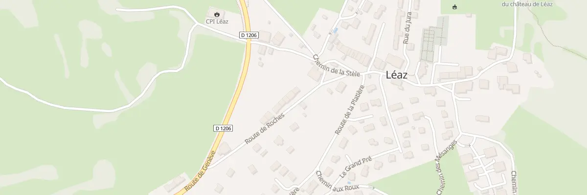 Plan du 6 Rte des Roches à Léaz