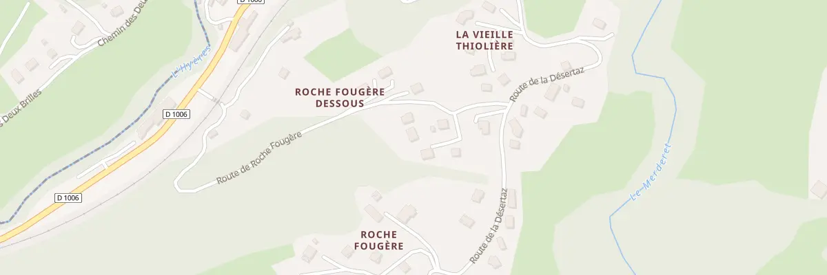 Plan du 540A Rte de Roche Fougère à Saint-Cassin