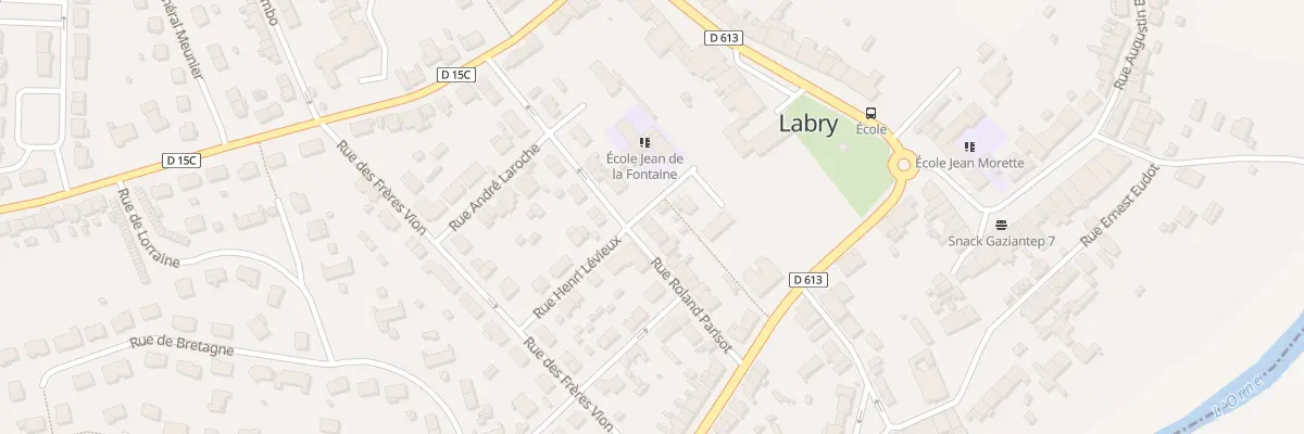 Plan du 16B Rue Roland Parisot à Labry