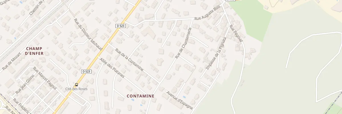 Plan du 8 Rue de Chantemerle à Villard-Bonnot