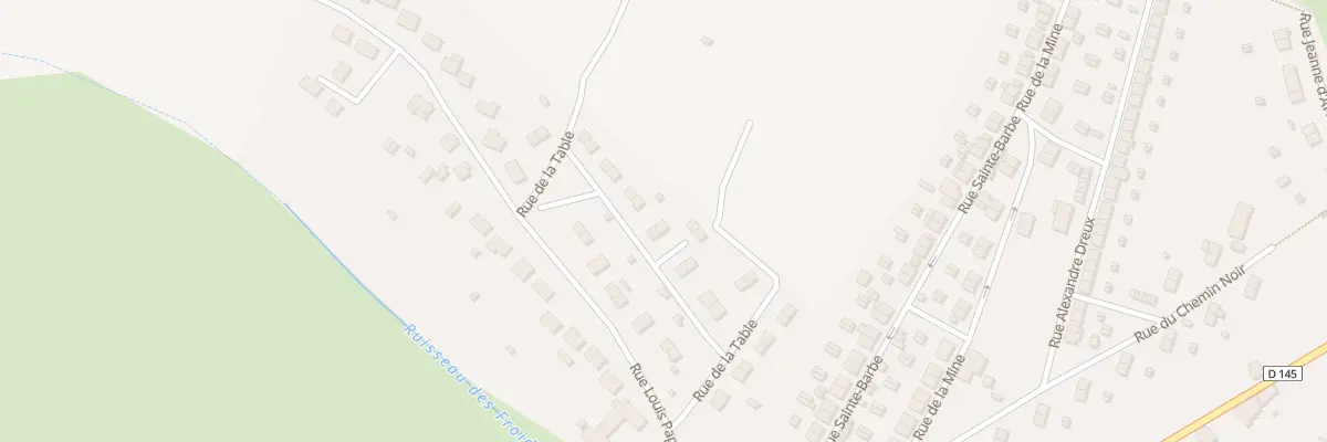Plan du 15 Rue de la Table à Tucquegnieux