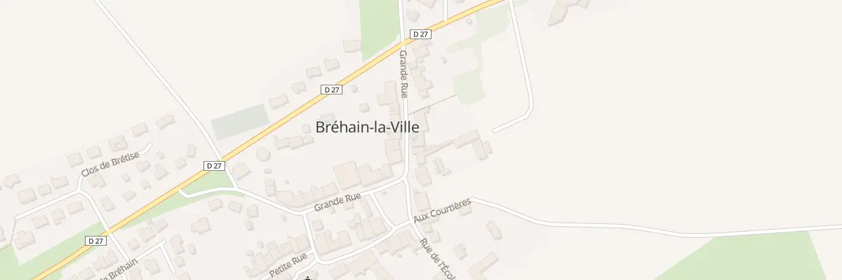 Plan du 13 Gr Grande Rue à Bréhain-la-Ville