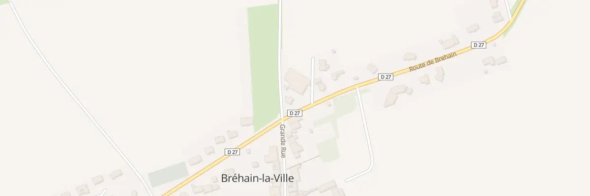 Plan du 1 Rte de Bréhain-la-cour à Bréhain-la-Ville