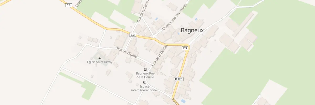 Plan du 2 Rue de la Deuille à Bagneux