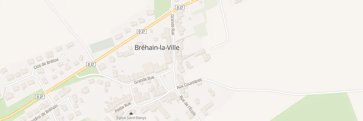 Plan du 15 Gr Grande Rue à Bréhain-la-Ville