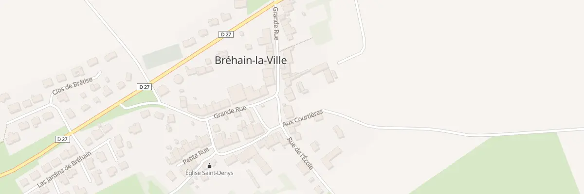 Plan du 3 Rue de l’Ecole à Bréhain-la-Ville