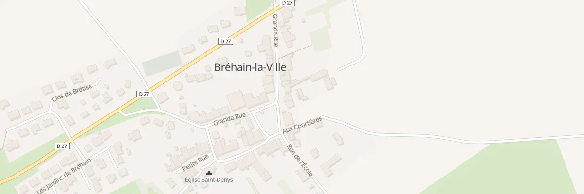 Plan du 1 Rue de l’Ecole à Bréhain-la-Ville