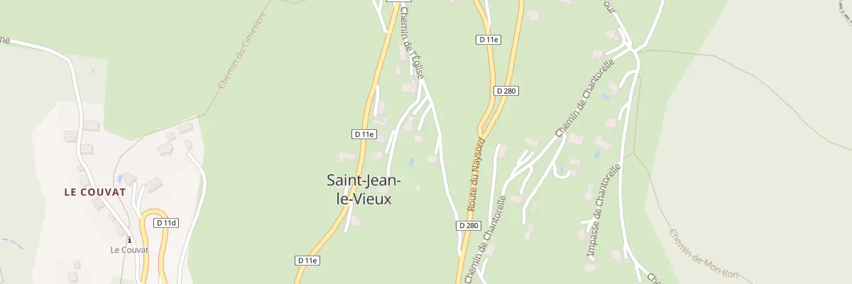 Plan du 140 Che de l’Eglise à Saint-Jean-le-Vieux