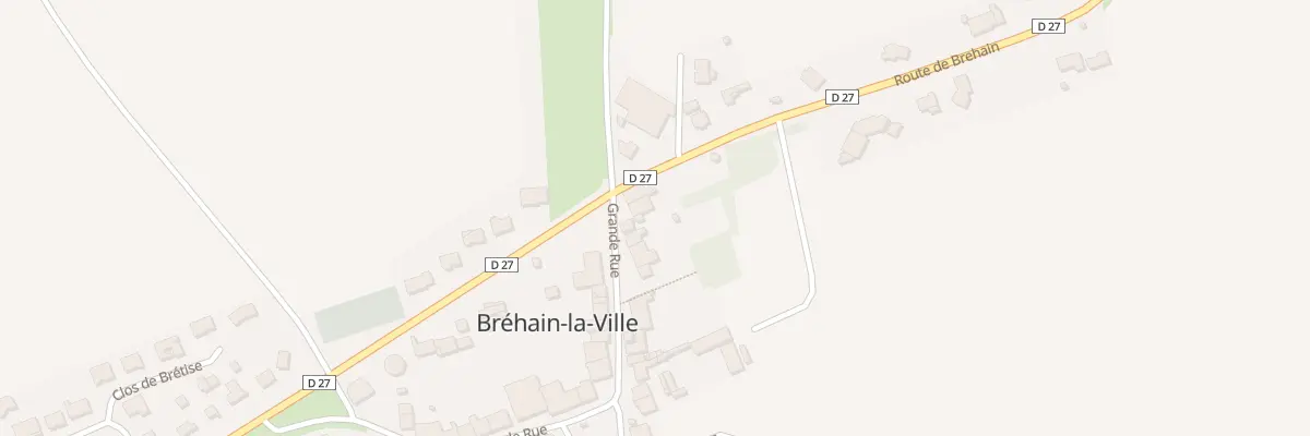 Plan du 5 Gr Grande Rue à Bréhain-la-Ville