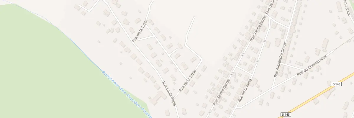Plan du 11 Rue de la Table à Tucquegnieux