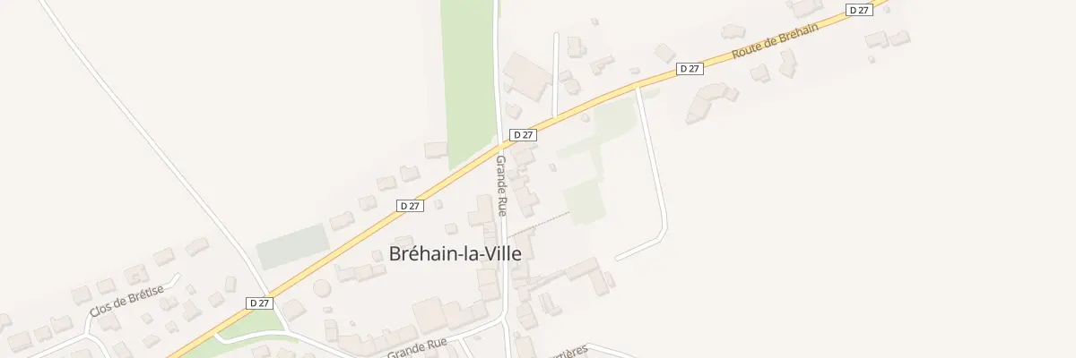 Plan du 7 Gr Grande Rue à Bréhain-la-Ville