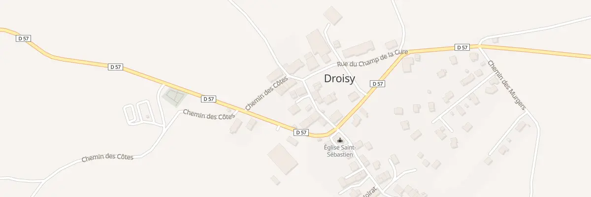 Plan du 20 Imp de la Forge à Droisy
