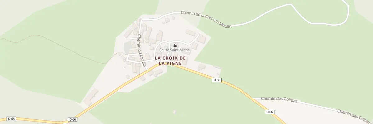 Plan du 128 Rte de Mens à Pellafol