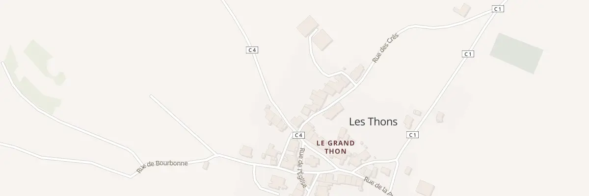 Plan du 45 Rue des Crés aux Thons