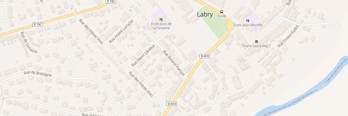Plan du 6 Rue Roland Parisot à Labry
