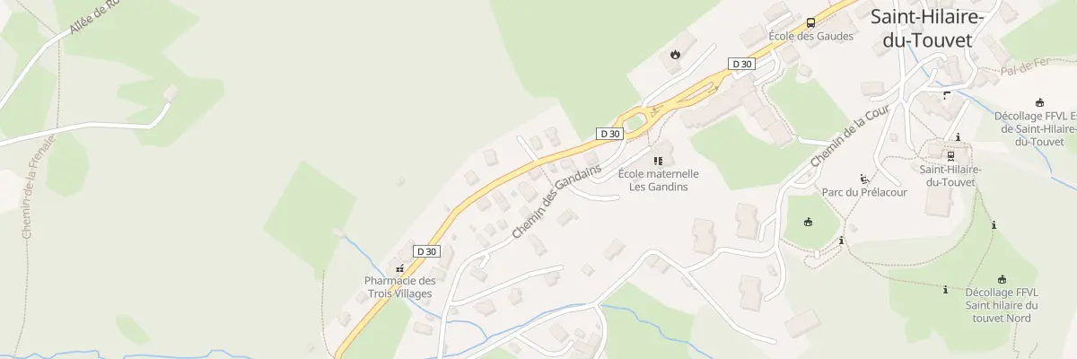 Plan du 74 Rte des Trois Villages (Hilai) à Plateau-des-Petites-Roches